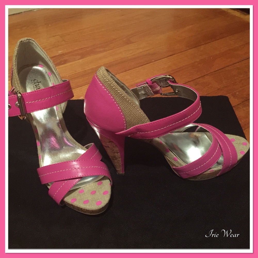 Fuchsia, Platform, Cork Pumps= Must Have